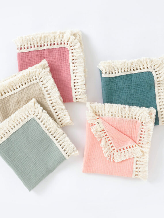 Personalised Embroidered Muslin Blanket