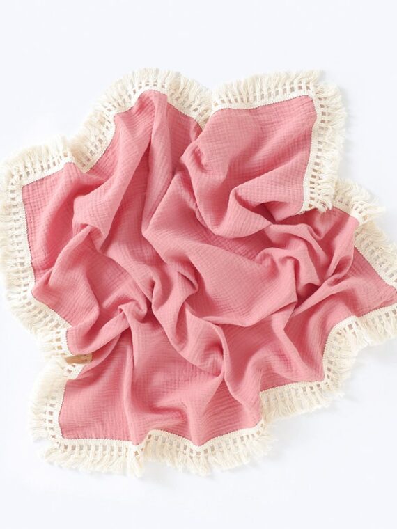 Personalised Embroidered Muslin Blanket