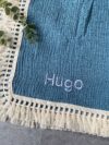 Personalised Embroidered Muslin Blanket