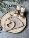 Teething Ring Letter Box Set (Bear Socks)